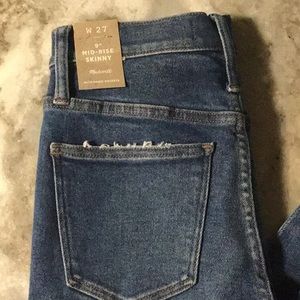 Brand new, never worn pair of Madewell jeans